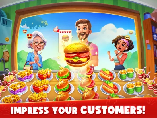 Cooking Tour: Restaurant Games iPad 應用截圖