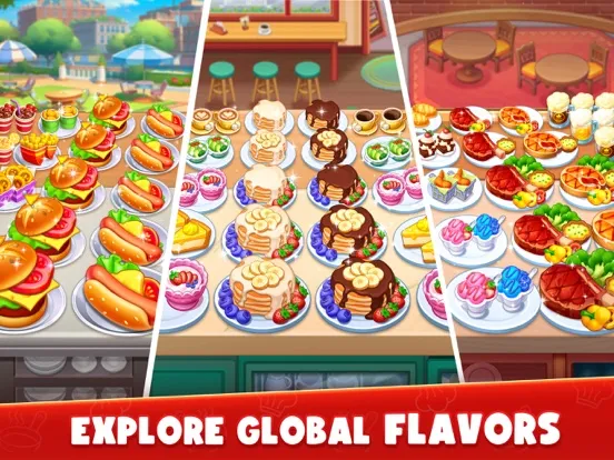 Cooking Tour: Restaurant Games iPad 應用截圖