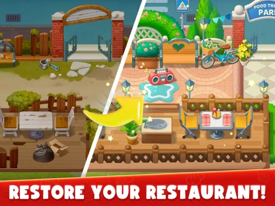 Cooking Tour: Restaurant Games iPad 應用截圖