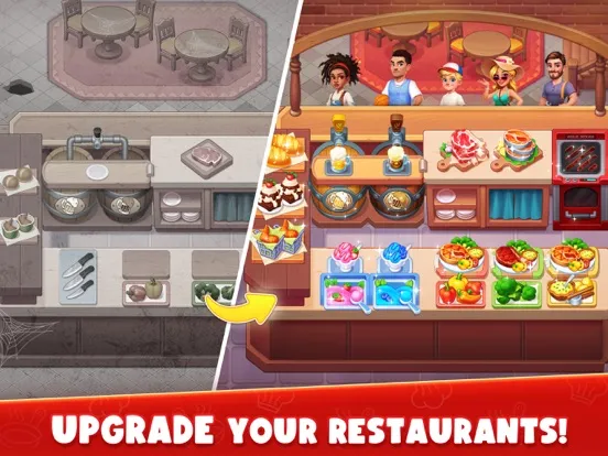 Cooking Tour: Restaurant Games iPad 應用截圖