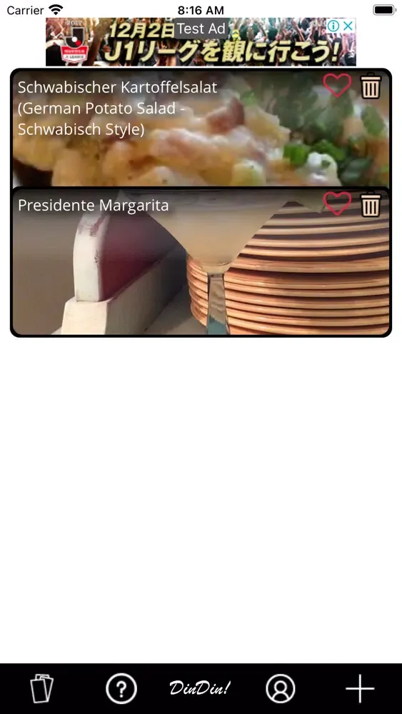 Capturas de tela do DinDin!