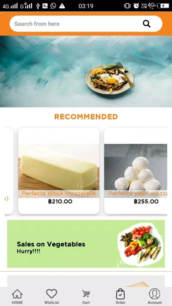 Food Service Screenshots
