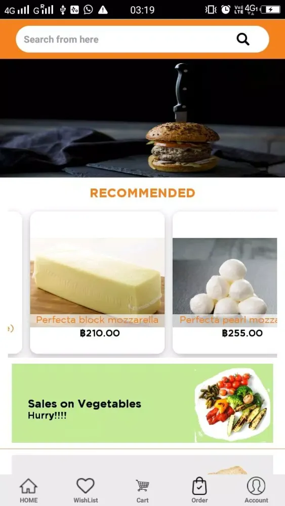 Food Service Screenshots