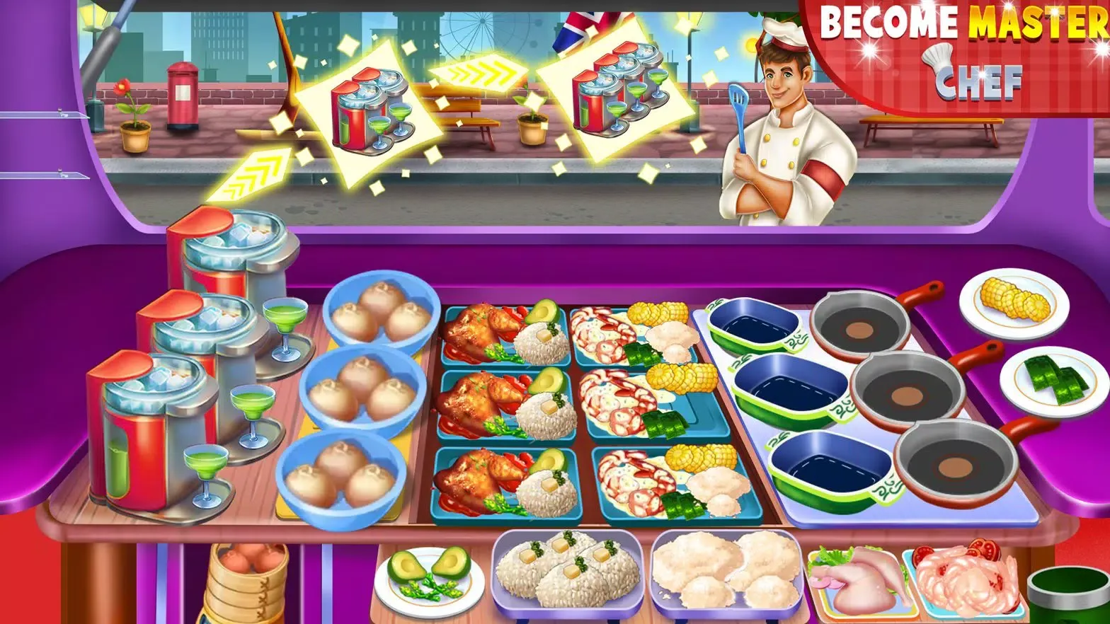 Food truck Empire Cooking Game Screenshots