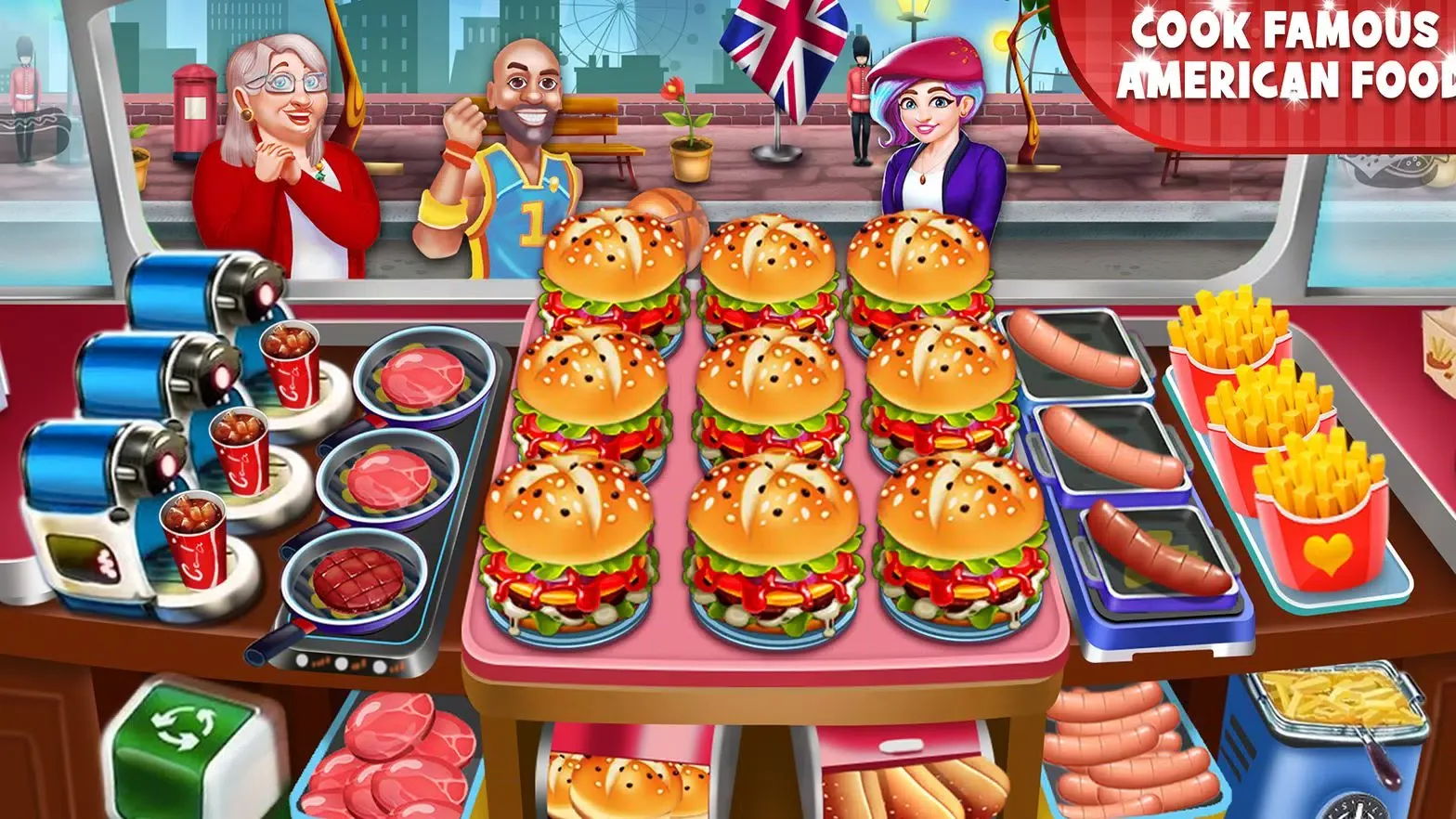 Food truck Empire Cooking Game Screenshots