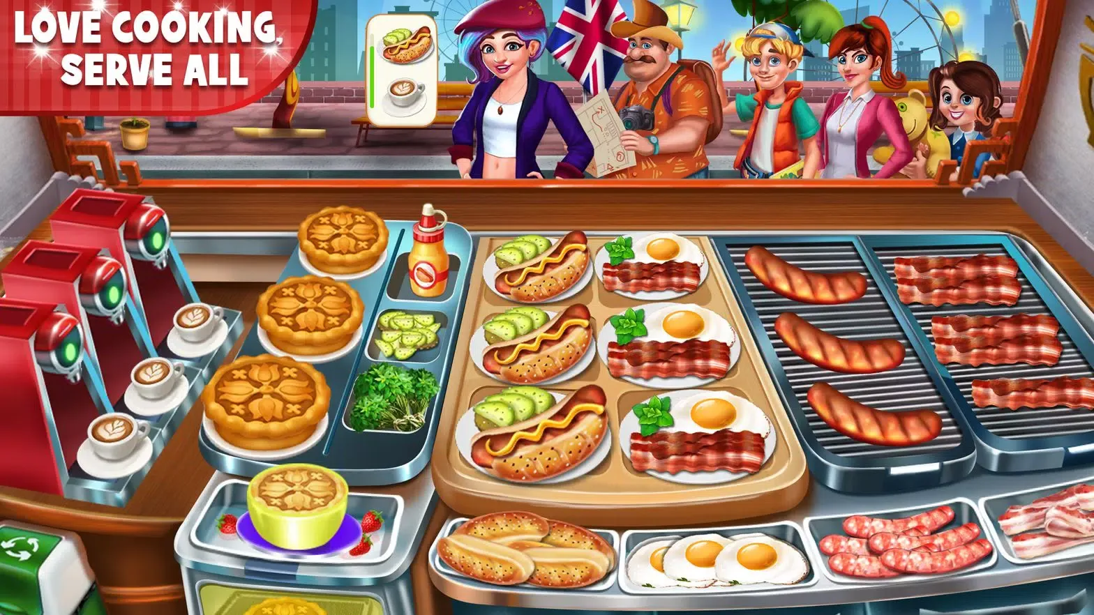 Food truck Empire Cooking Game Screenshots