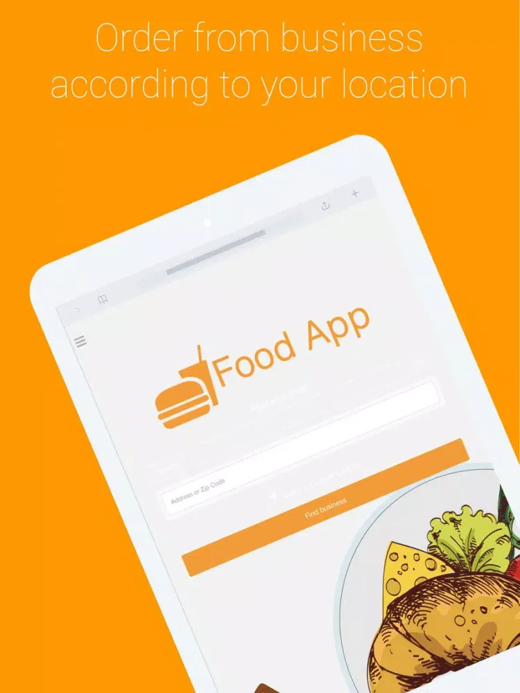 Captures d'écran de Ordering Food App iPad 