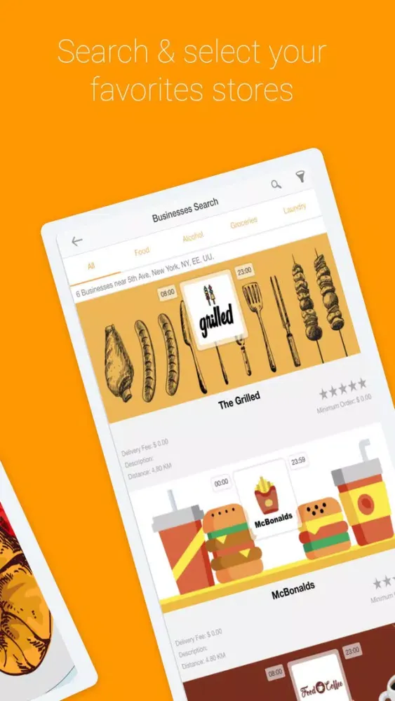 Captures d'écran de Ordering Food App