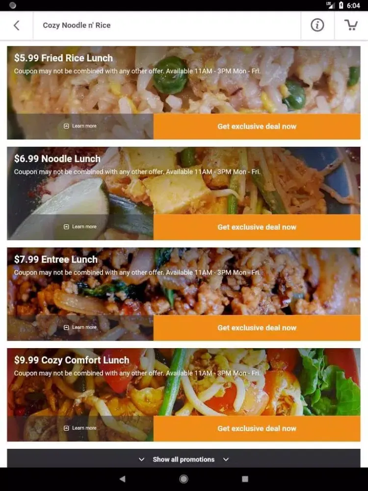Cozy Noodle n' Rice Chicago Screenshots