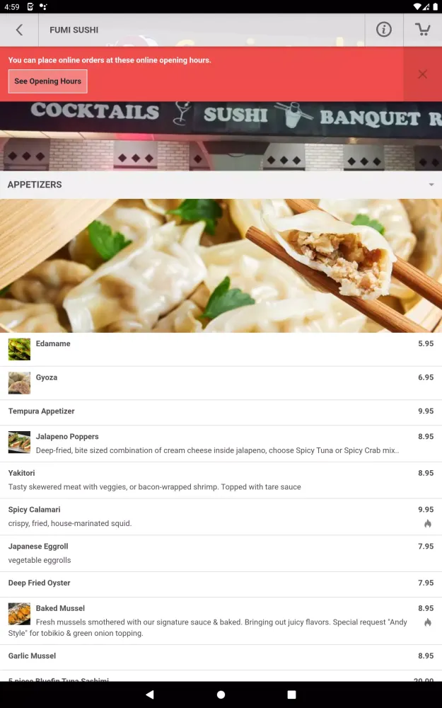 Capturas de pantalla de Fumi Sushi