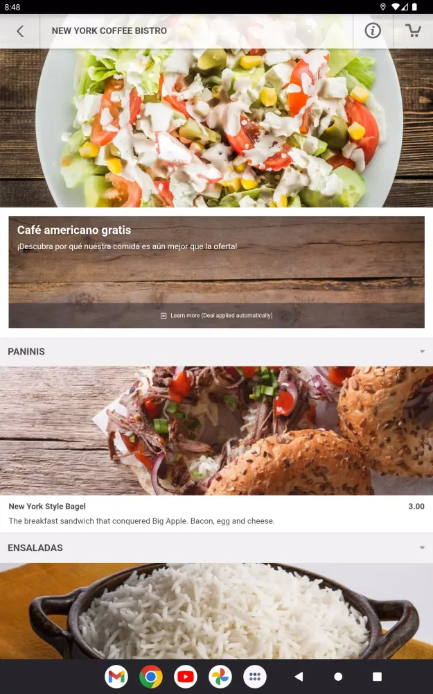 NEW YORK COFFEE BISTRO Screenshots