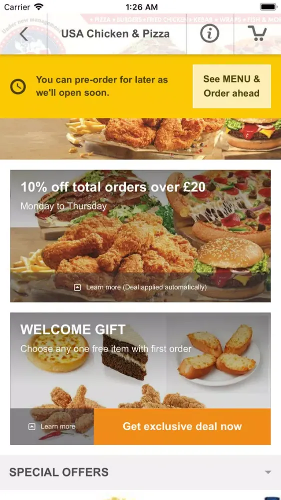 USA Chicken & Pizza Didcot应用截图