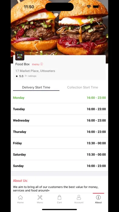 Food Box-Order Online Screenshots
