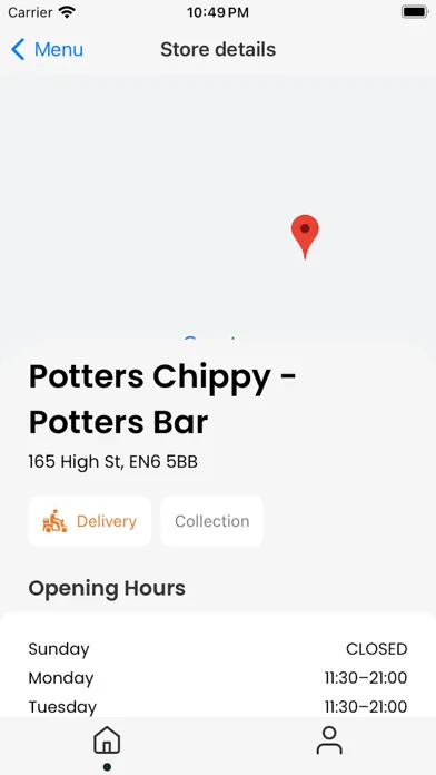 Screenshot di Potters Chippy