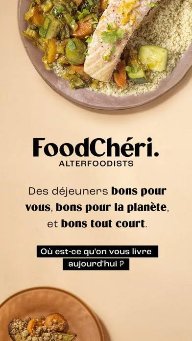 Tangkapan layar FoodChéri - Livraison de repas