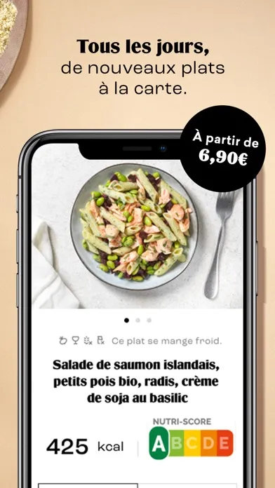 Tangkapan layar FoodChéri - Livraison de repas