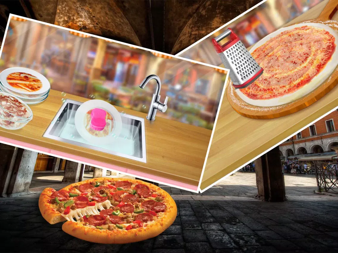 Tangkapan layar Pizza Maker!- My mini Food Shop iPad 