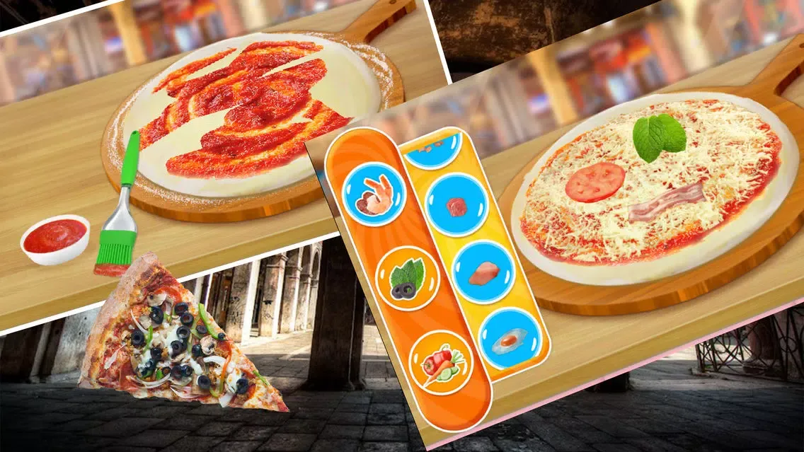 Tangkapan layar Pizza Maker!- My mini Food Shop