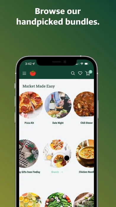 Tangkapan skrin Findlay Market Shopping App