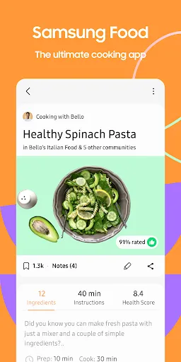 Samsung Food: Meal Planning Screenshots
