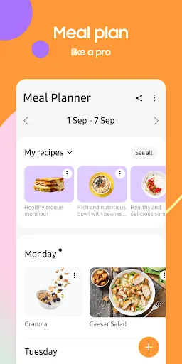 Samsung Food: Meal Planning Screenshots
