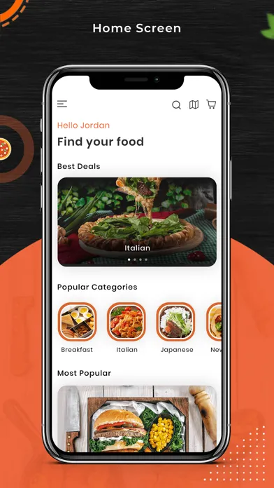 Ảnh chụp màn hình của Foodie Food delivery - User