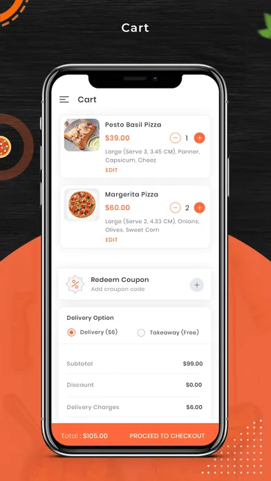 Ảnh chụp màn hình của Foodie Food delivery - User
