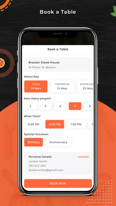 Ảnh chụp màn hình của Foodie Food delivery - User