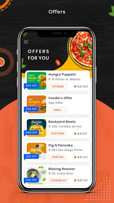 Ảnh chụp màn hình của Foodie Food delivery - User