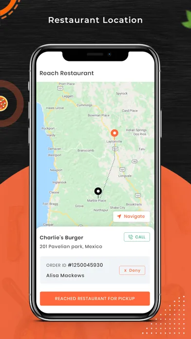 Capturas de pantalla de Foodie - Driver App