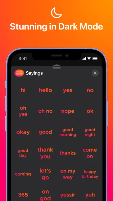 SAYINGS 3: Sticker Pack Screenshots