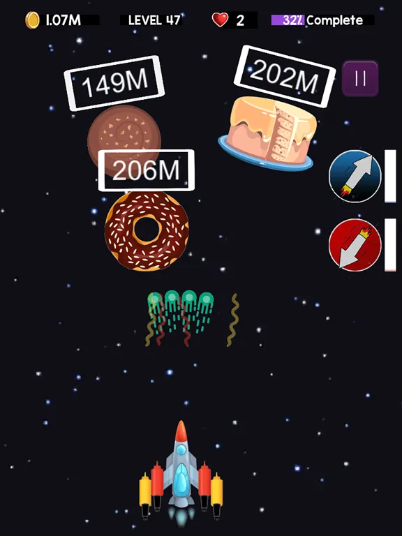 صور Food Invaders: Space Shooter iPad 