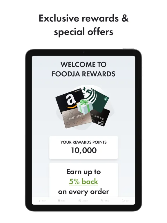Foodja iPad  स्क्रीनशॉट