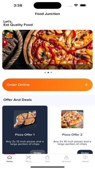 Captures d'écran de Food Junction-Order Online
