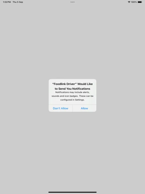 Foodlink Driver iPad  Ekran Görüntüleri