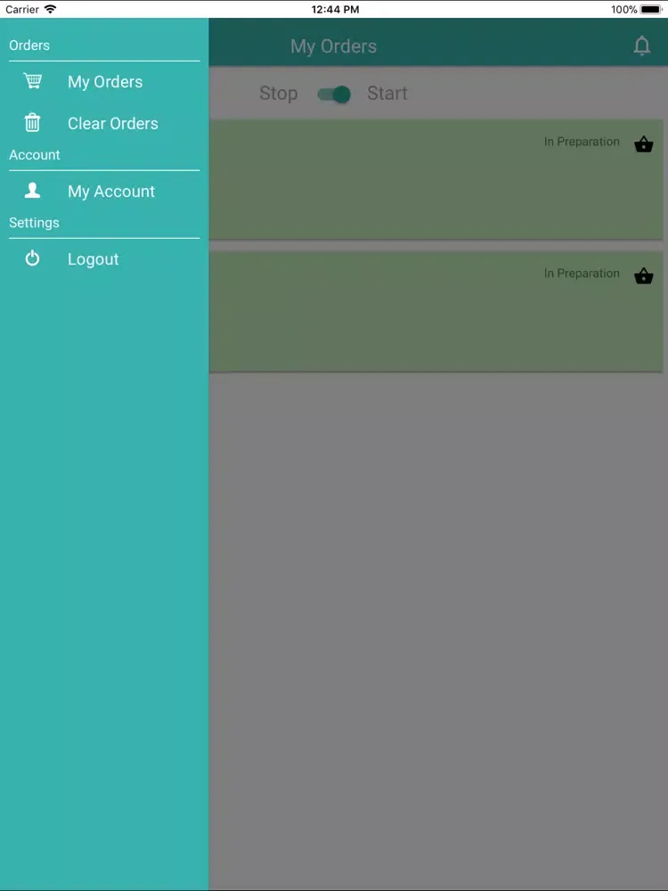 ภาพหน้าจอของ FoodLuck ORA iPad 