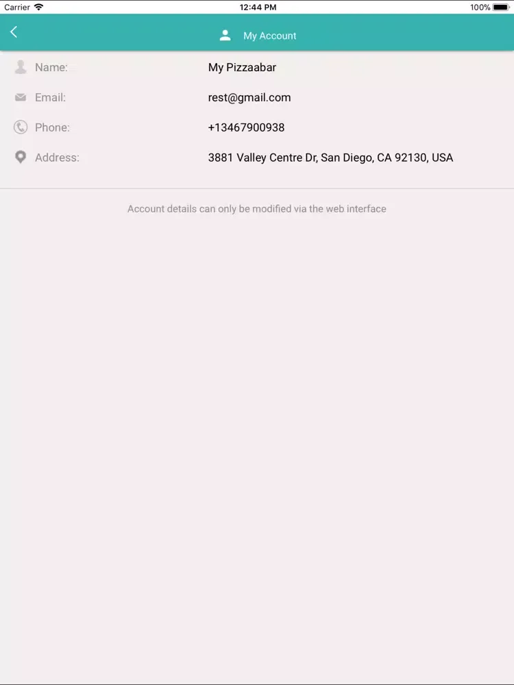 ภาพหน้าจอของ FoodLuck ORA iPad 
