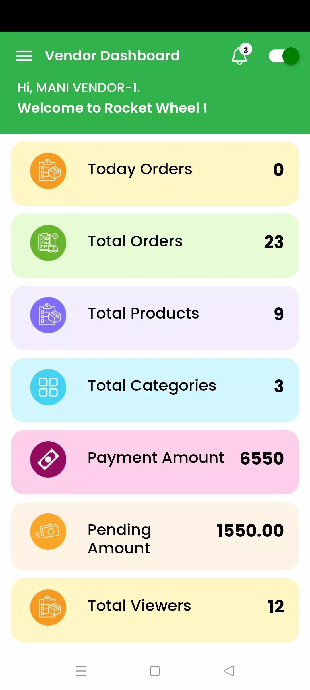 Food Magic Vendor Screenshots