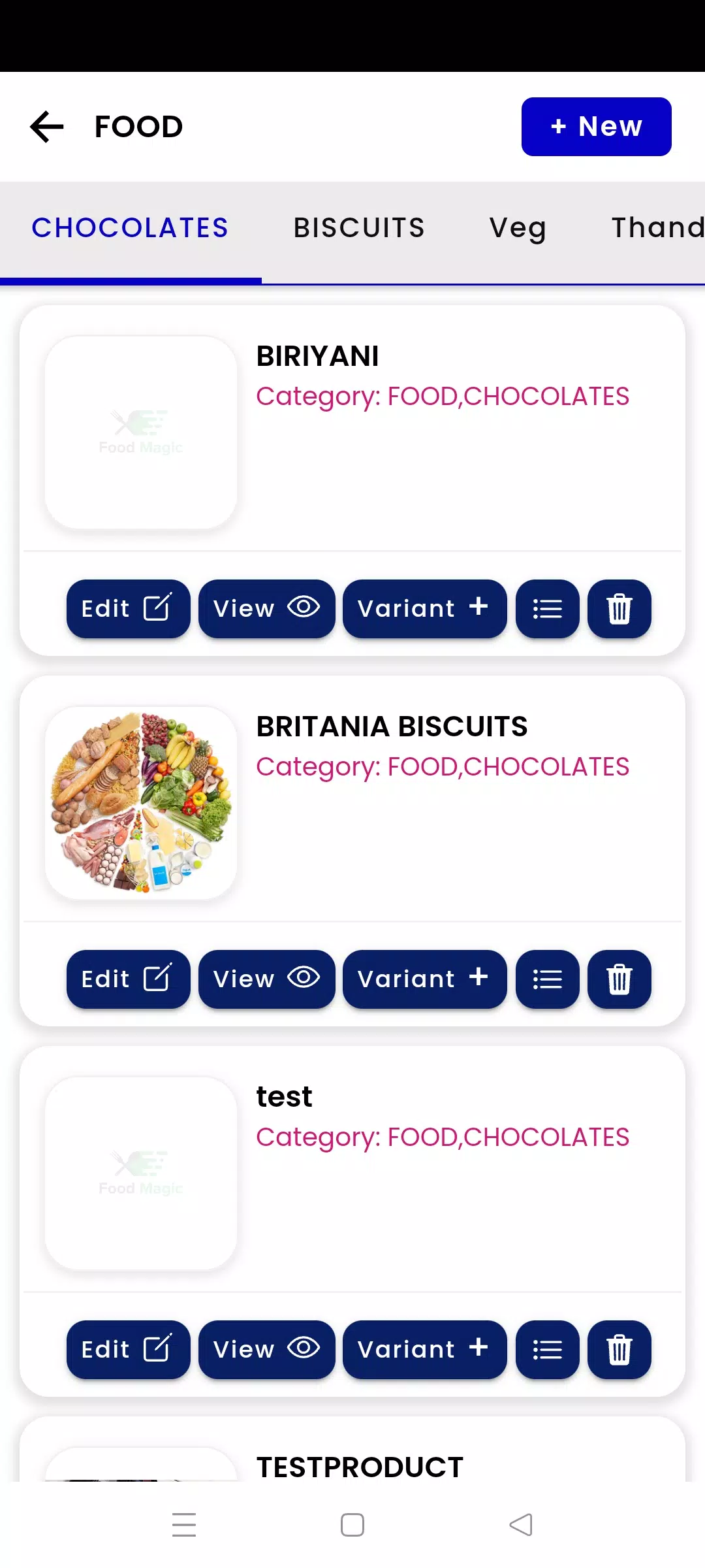 Food Magic Vendor Screenshots