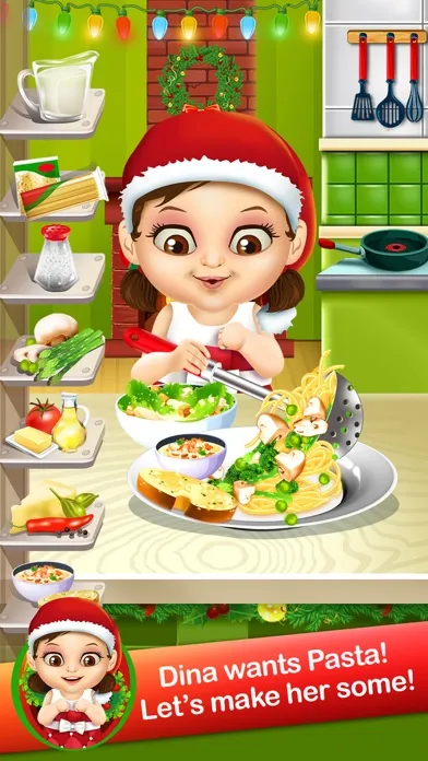 Capturas de pantalla de My Dina Food Maker Cooking Christmas Games