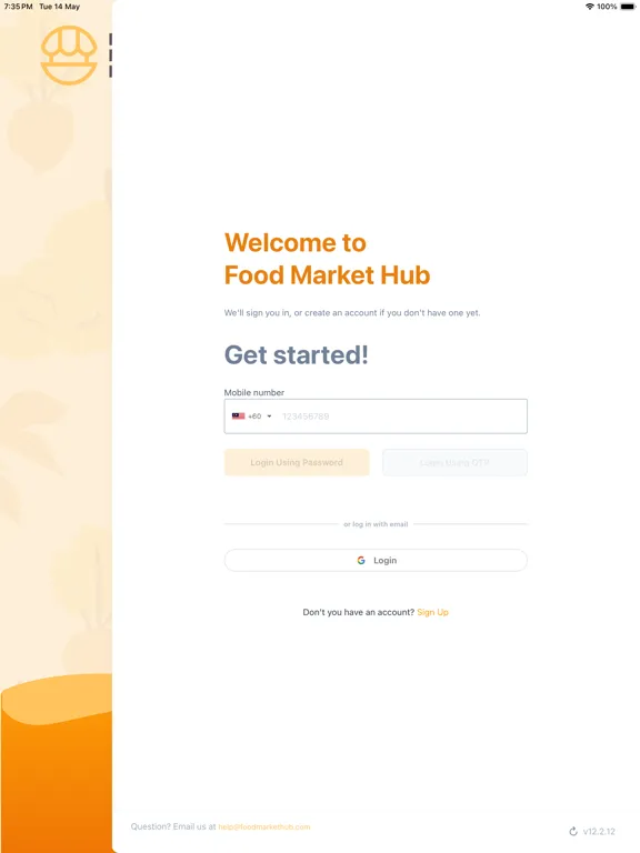 Скриншоты Food Market Hub iPad 