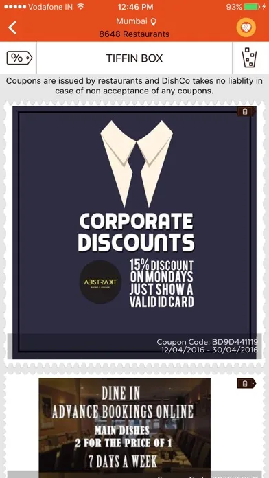 DishCo سکرین شاٹس