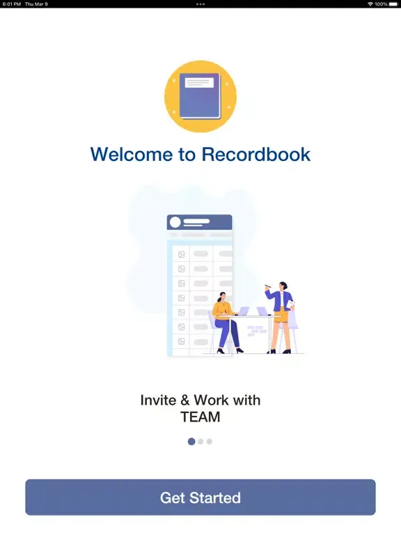 Capturas de pantalla de Record Book : Excel & Register iPad 