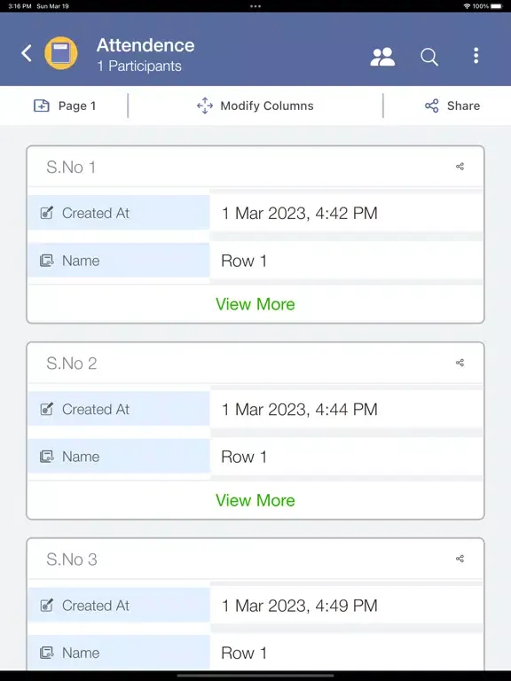 Capturas de pantalla de Record Book : Excel & Register iPad 