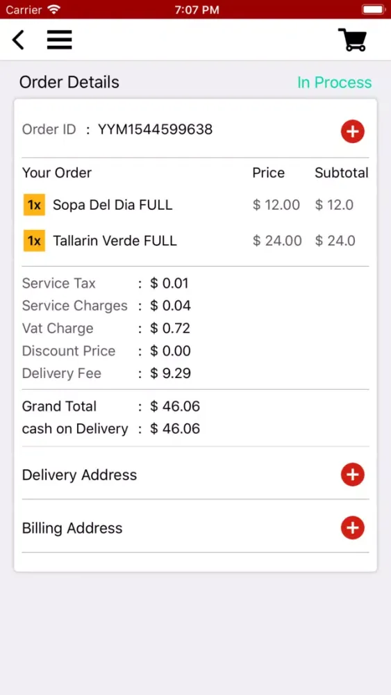 Busy Bee Delivery Customer Screenshots