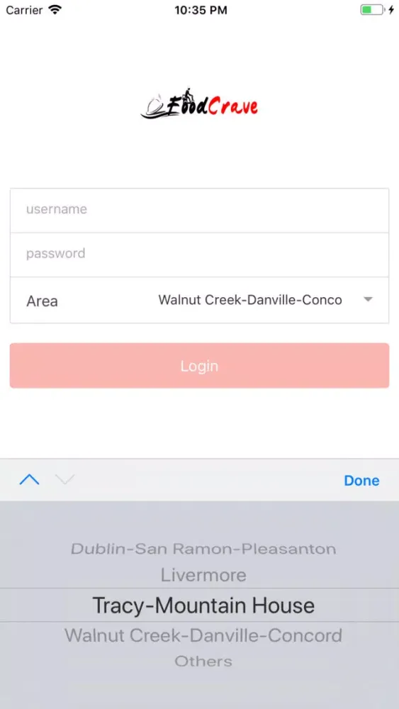 Скриншоты FoodNearU Driver Application