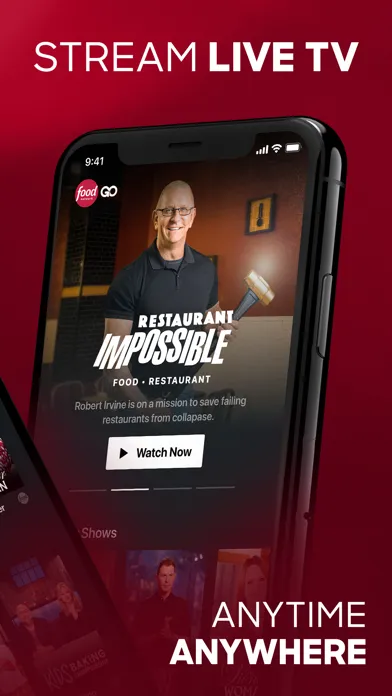 Food Network GO - Live TV应用截图