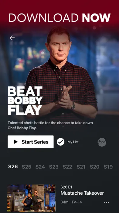 Food Network GO - Live TV应用截图