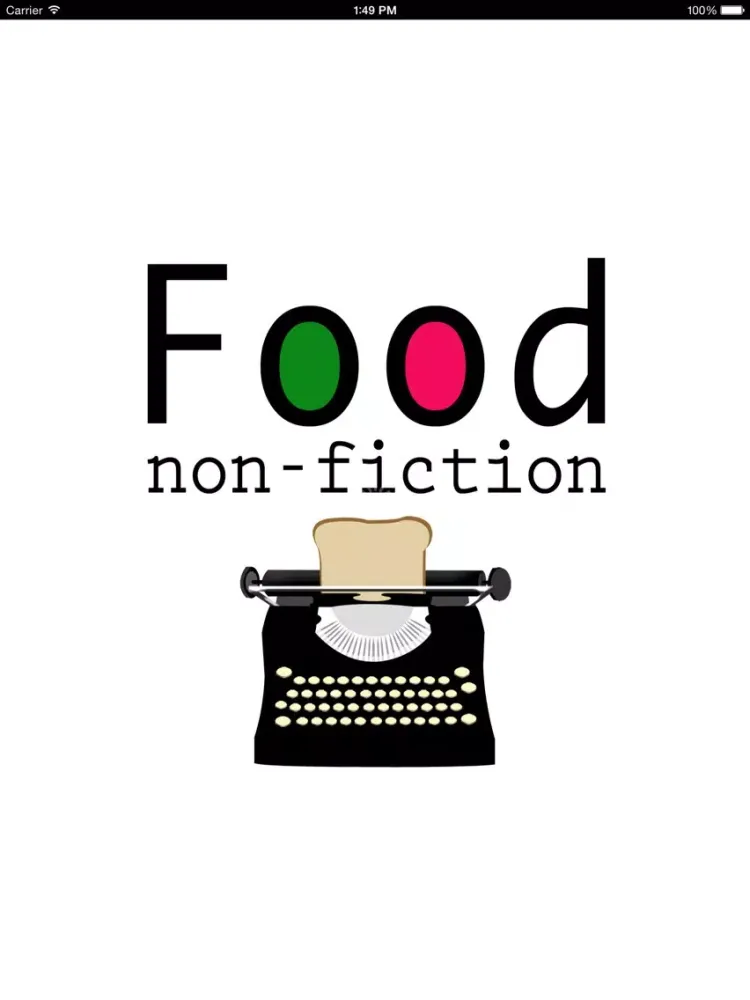 Capturas de tela do Food Non-Fiction iPad 