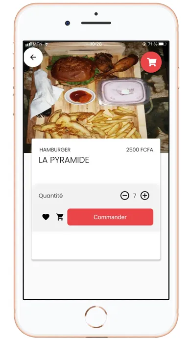 Captures d'écran de FOODO BENIN